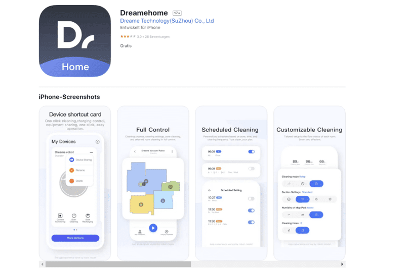 Die Dreamehome App steht im App Store zum Download bereit.